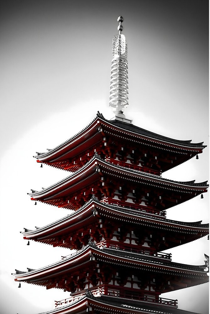 La pagode du temple Senso-ji et sa structure traditionnelle parée face aux secousses